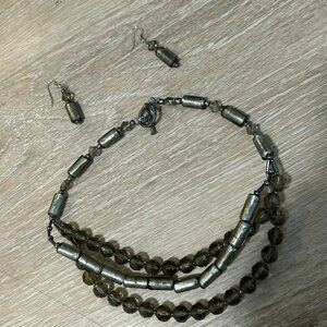 Vintage Unbranded Beaded Jewlery‎ Set